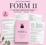 Form 11 Ireland Guide + Self-Employed Bookkeeping Spreadsheet