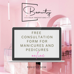 Manicure and Pedicure Consultation Form